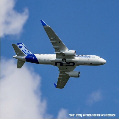 E-flite Airbus A320neo 1.5m EDF AS3X+ SAFE Select BNF Basic bílý (EFL-1495)