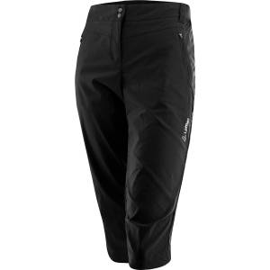 Löffler Дамски 3/4 панталон за колоездене Löffler Women's 3/4 Bike Pants CSL Cycling bottoms - Black - размер 36 (EU) (155-1697-0112)