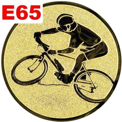 Emblém E65 HORSKÉ KOLA umístění na sportovní pohár nebo medaili 25 mm