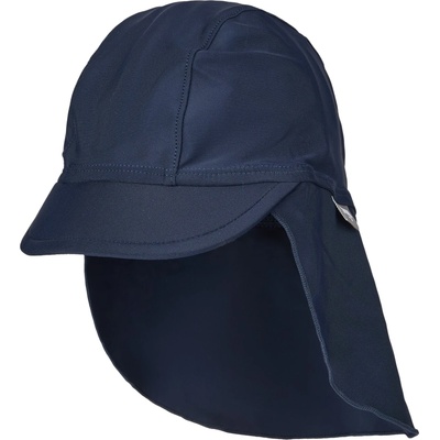 Sterntaler Детска шапка с козирка Sterntaler Kids' Peaked Cap with Neck Flap Plain Cap - Marine - размер 47 cm (904-3663-0513)