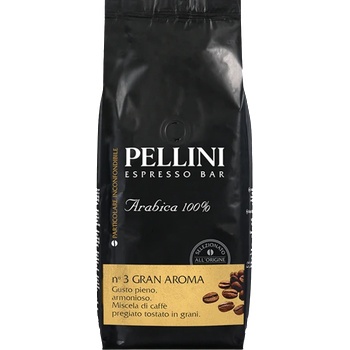 Pellini Кафе на зърна Pellini N3 Gran Aroma Arabica, 1кг