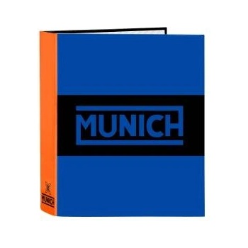 Munich Папка с пръстени Munich Submarine Електриково синьо A4 27 x 33 x 6 cm