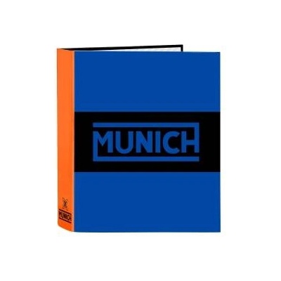 Munich Папка с пръстени Munich Submarine Електриково синьо A4 27 x 33 x 6 cm