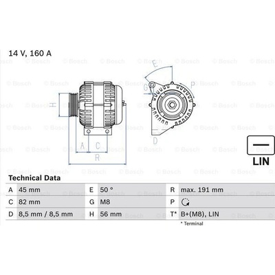 BOSCH Generátor 0986047500