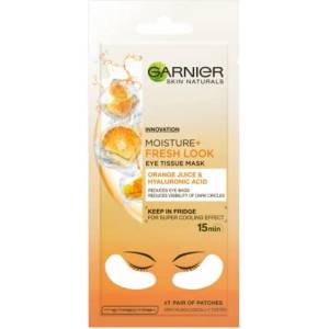 Garnier Fresh Look Хидратираща памучна маска за околоочен контур срещу тъмни кръгове 6гр
