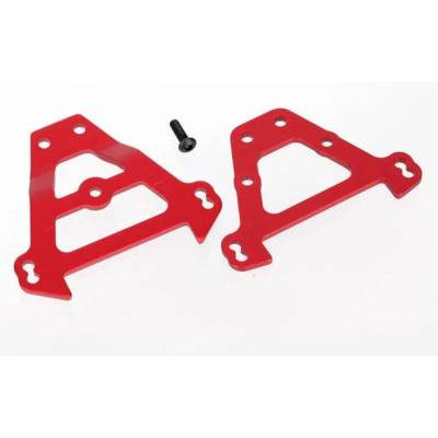 Traxxas Държач Traxxas Revo 1 Bulkhead tie bars, front & rear (red-anodized aluminum), TRX5323R (TRX5323R)