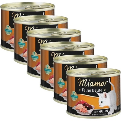 Miamor Feine Beute s kuracím 6 x 185 g