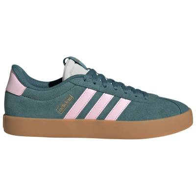 Дамски маратонки adidas Women's VL Court 3.0 Sneakers - Preloved Teal / Clear Pink / Gold Met. - размер 39 1/3 (EU) (124-0784-1716)