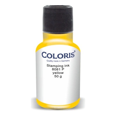 Coloris Razítková barva 8081 P žlutá 50 g rychleschnoucí