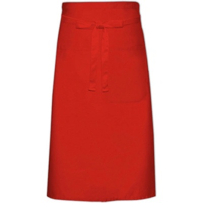 Link Kitchen Wear Kuchařská zástěra s kapsou X970T Red 100x70cm