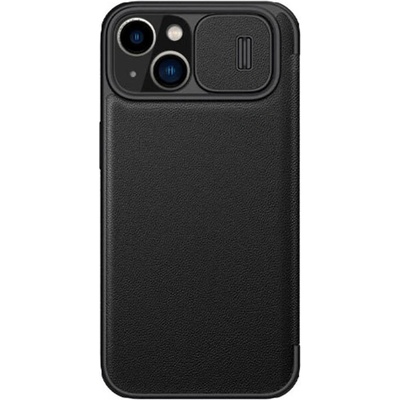 Nillkin Кожен кейс Nillkin Qin Pro Leather за iPhone 14 Plus (черен) (6902048249097)