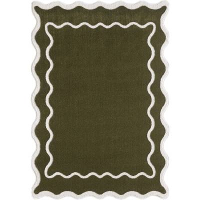 ESTE Тъмнозелен килим 160x230 cm Dolce - ESTE (02980A CREAM OLIVE)