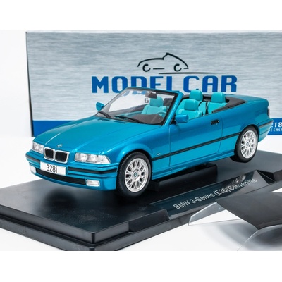 BMW 3 Series E36 Cabriolet 1996 - tyrkysová metalíza MCG 1:18