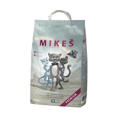 Mikeš Premium Podstielka mačka pohlc. pachu 10 kg