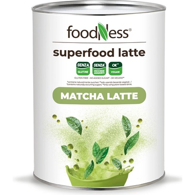FoodNess Superfood Matcha Latte rozpustný nápoj 0,5 kg