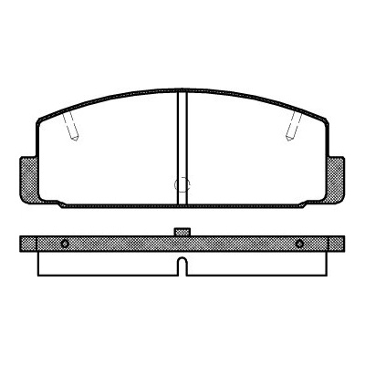Sada brzdových platničiek kotúčovej brzdy REMSA 0179.10