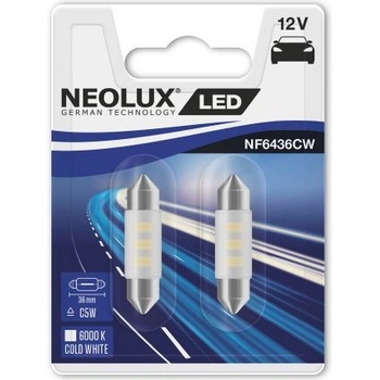 NEOLUX LED 12V 0, 5W NF6436CW 6000K 36mm (943)