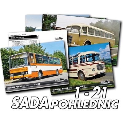 Sada pohlednic BUS č. 1 - 21