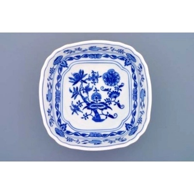 Český porcelán Dubí Mísa čtyřhranná Italská 10064 Cibulák 21 cm