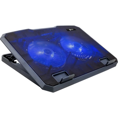 C-TECH Chladící podložka , 15,6", 2x 140mm, 2x USB, modré podsvícení CLP-140 – Hledejceny.cz