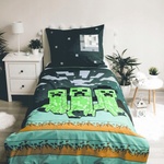 Jerry Fabrics bavlna obliečky Minecraft Sssleep Tight 140x200 70x90