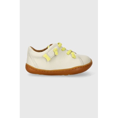 Camper Детски половинки обувки от кожа Camper в бяло (80212)