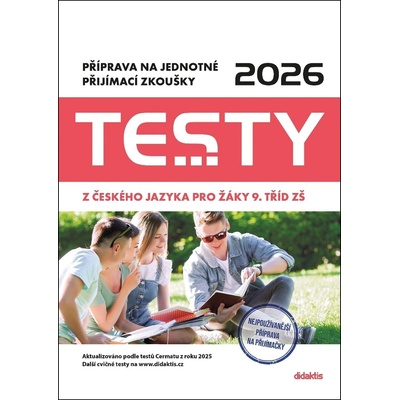 Testy 2026 z českého jazyka pro žáky 9. tříd ZŠ