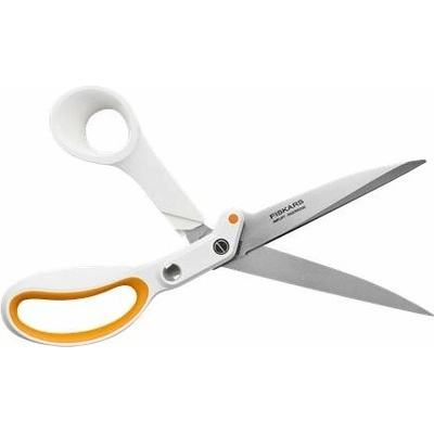 Nožnice na látky, 25 cm, FISKARS Amplify, biela
