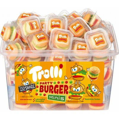 Trolli mini burger 60 x 10 g