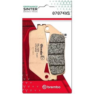 Sada brzdových destiček, kotoučová brzda BREMBO 07074XS