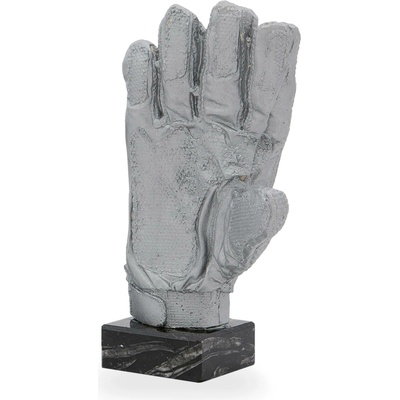 Luxusní fotbalová trofej výška 25 cm stříbrná/zlatá