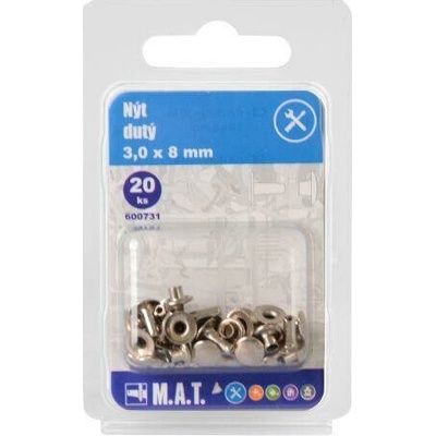 nýt dutý 3.0x 8mm (20ks)
