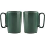 Vialli Design Тъмнозелени глинени чаши в комплект 2 бр. 250 ml Fuori - Vialli Design (5901638730039)