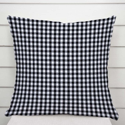 Biante bavlna Olivia OL-015 Čierno-biela kocka malá 30 x 50 cm