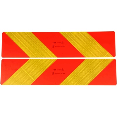 ACI Reflexná tabuľa na nákl. automobily a ťahače 565 × 132 × 1 mm (pravá + ľavá) homologácia