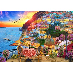 Bluebird Puzzle - Puzzle Positano Italy - 1 000 piese