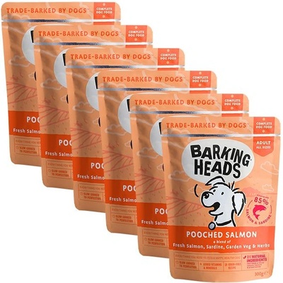 Barking Heads & Meowing Heads Pooched Salmon GRAIN FREE 6 x 300 г