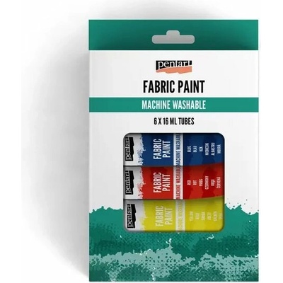 Pentart sada farieb na textil 6 x 16 ml