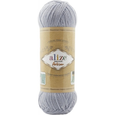 Alize Příze Superwash Artisan 51 světlounká modrošedá