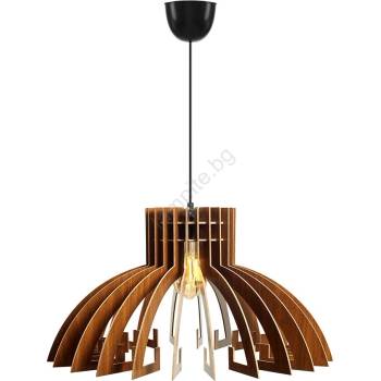 Image 1 of ASIR GROUP Пендел 1xE27/60W/230V кафяв Ø 39 см (AS0402)