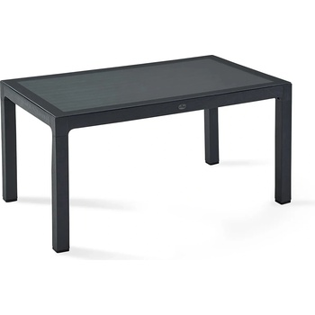 Novussi Градинска маса със стъклен плот Novussi Wood, 90x150 см, антрацит (NVS-033-01/01S)