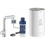 GROHE Кухненски смесител Grohe Red Mono тип L хром и бойлер размер M (30339001)