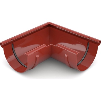 Bryza PVC Vonkajší roh 75 mm červený