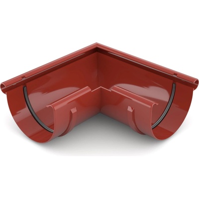 Bryza PVC Vonkajší roh 75 mm červený