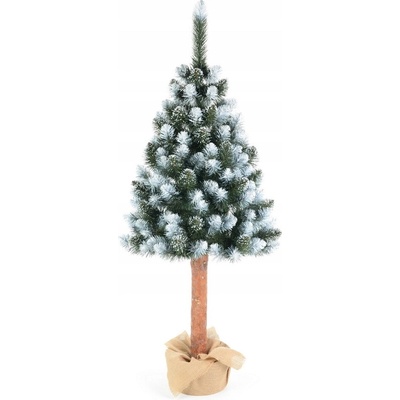 Umelý vianočný stromček Erbis diamantová borovica na kmeni 180 cm