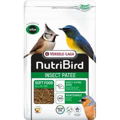 Versele-Laga NutriBird Insect Patee - Пълноценна храна за насекомоядни птици 1кг