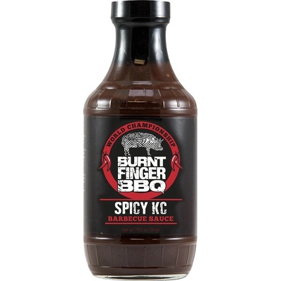 Burnt Finger BBQ barbecue omáčka Pikantná KC omáčka 558 g