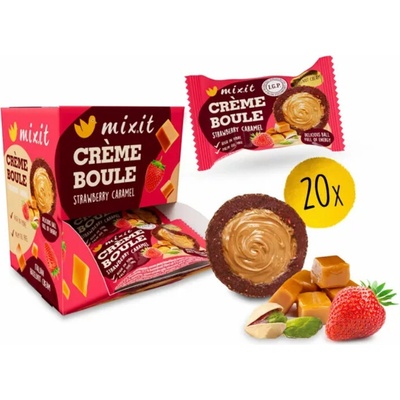 Mixit Créme boule strawberry caramel 20 x 30 g