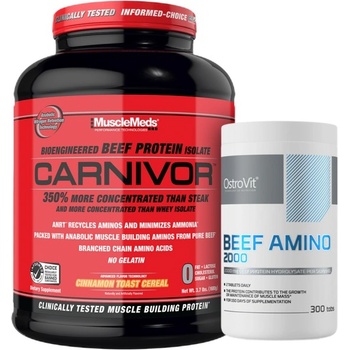 MuscleMeds Carnivor Beef Protein + Ostrovit Beef Amino
