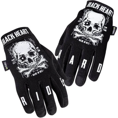 Black HEART WEB SKULL